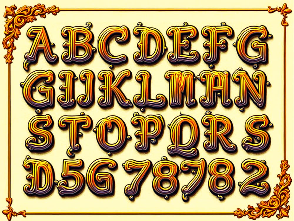 The Allure of Decorative Fonts: A Journey Through Time and Design